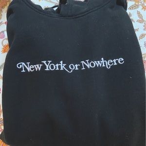 New York or Nowhere sweatshirt. Lightly used. Only worn and washed once. Unisex